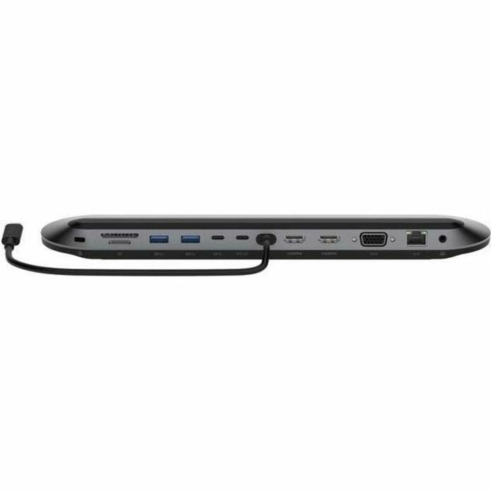 Belkin 11-in-1 Universal USB-C Docking Station - USB 3.2 - 10 Gbps - 100W - 2xHDMI, 1xVGA, 2xUSB-A, 1xUSB-C - Grey