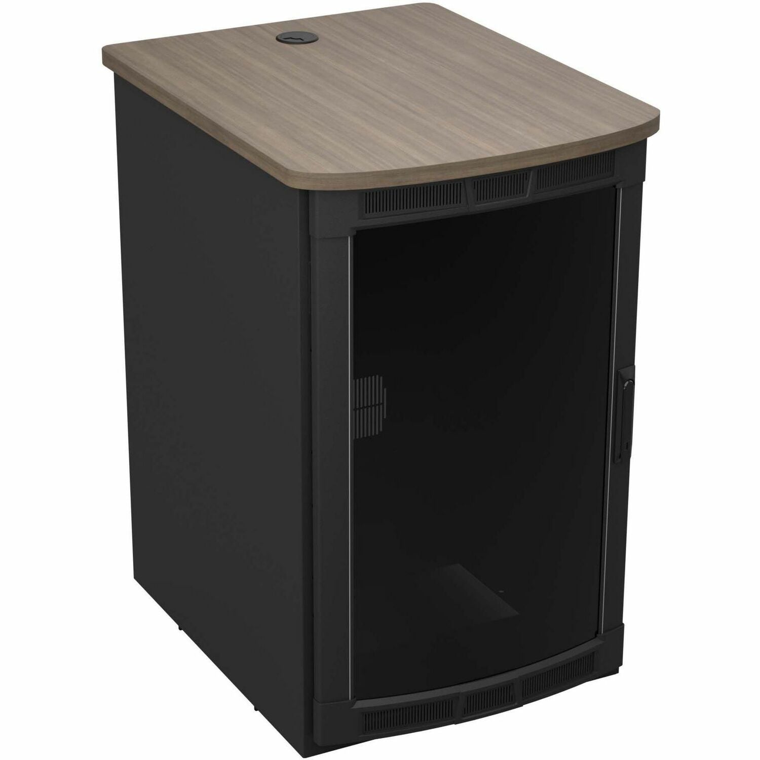 Middle Atlantic Rolling Presentation Rack with Studio Teak Top