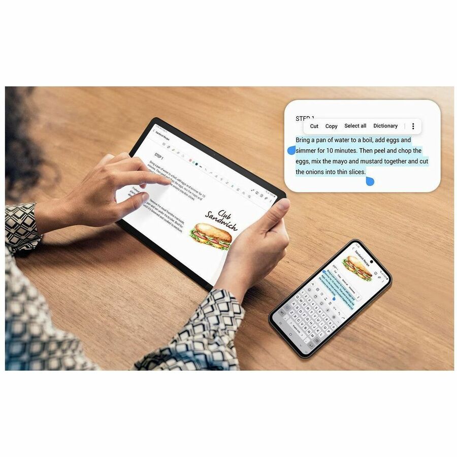 Samsung Galaxy Tab A9+ 8+128GB WiFi Graphite, 5 m, Gray, 802.11, LPDDR4X, Snapdragon 695, USB