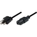 IC Manhattan PC Power Cable, 6', Black, 6 ft