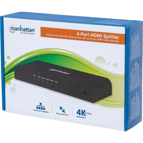 IC Manhattan 4-Port HDMI Splitter, 340 m