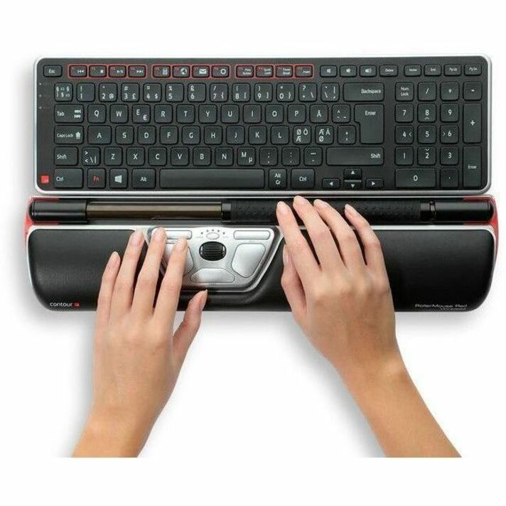 Contour Ultimate Workstation Red Keyboard & Mouse