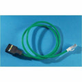 LEGRAND CORDCAT5E110/MOD8568B, Male, 5 ft, Green, Clarity5e