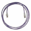 LEGRAND Ortronics Clarity CAT5E Modular Patch Cord, 25 ft, Purple, Male, Clarity5e