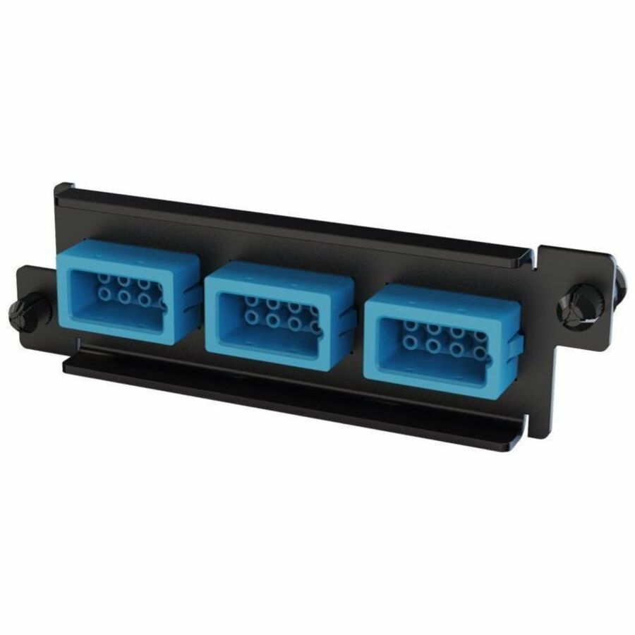 Ortronics ADPT PANEL HDFP 3 AIM AIM 24F, 2.72 oz, Blue, HDFP-AAE24AC