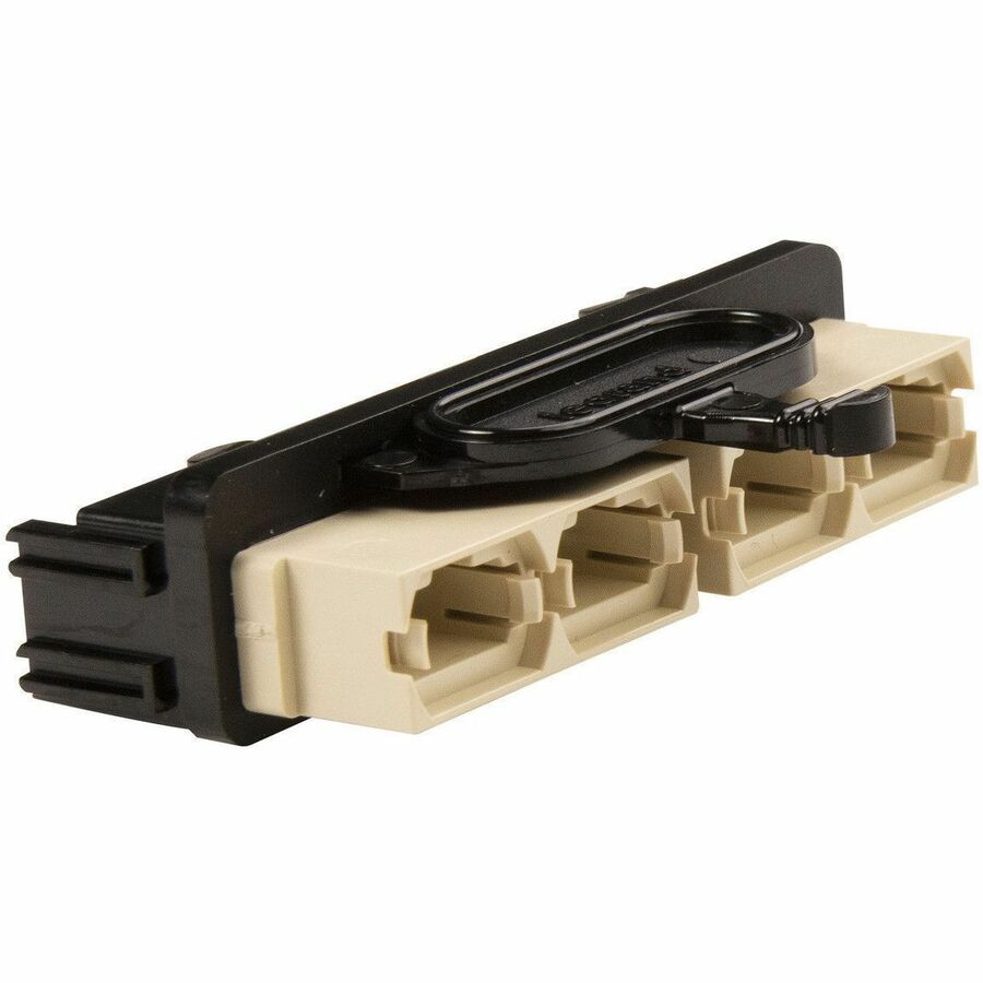 LEGRAND Ortronics Panel, 4, MPO, 32F, Beige, Base 8, HD8FP-MPANAMA