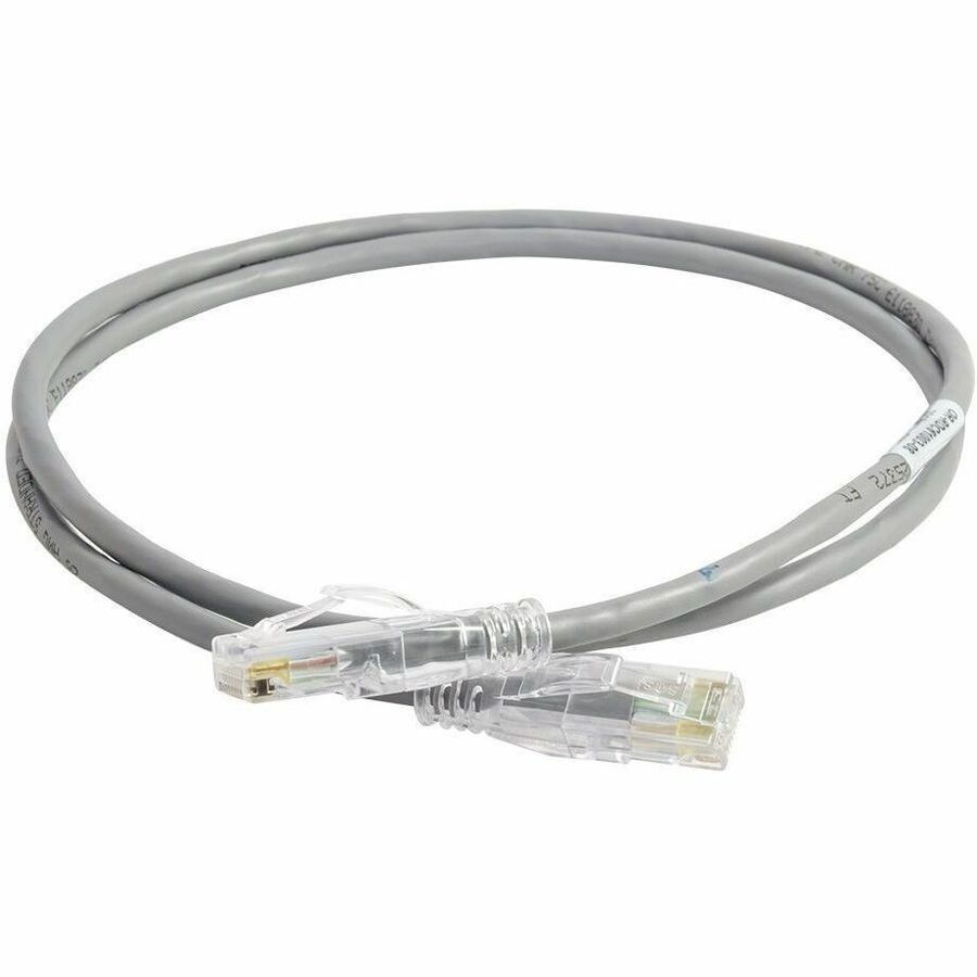 LEGRAND Ortronics 28awg Reduced diameter C6A/10G channel cord Gray 20FT, Male, 20 ft, RDC61020-08