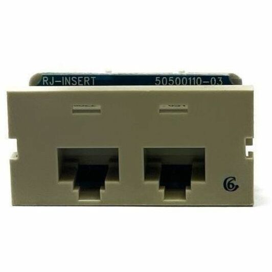 LEGRAND SIICLRTY6T568A/B 2PORTELEC, Male, S22600-13, Ivory
