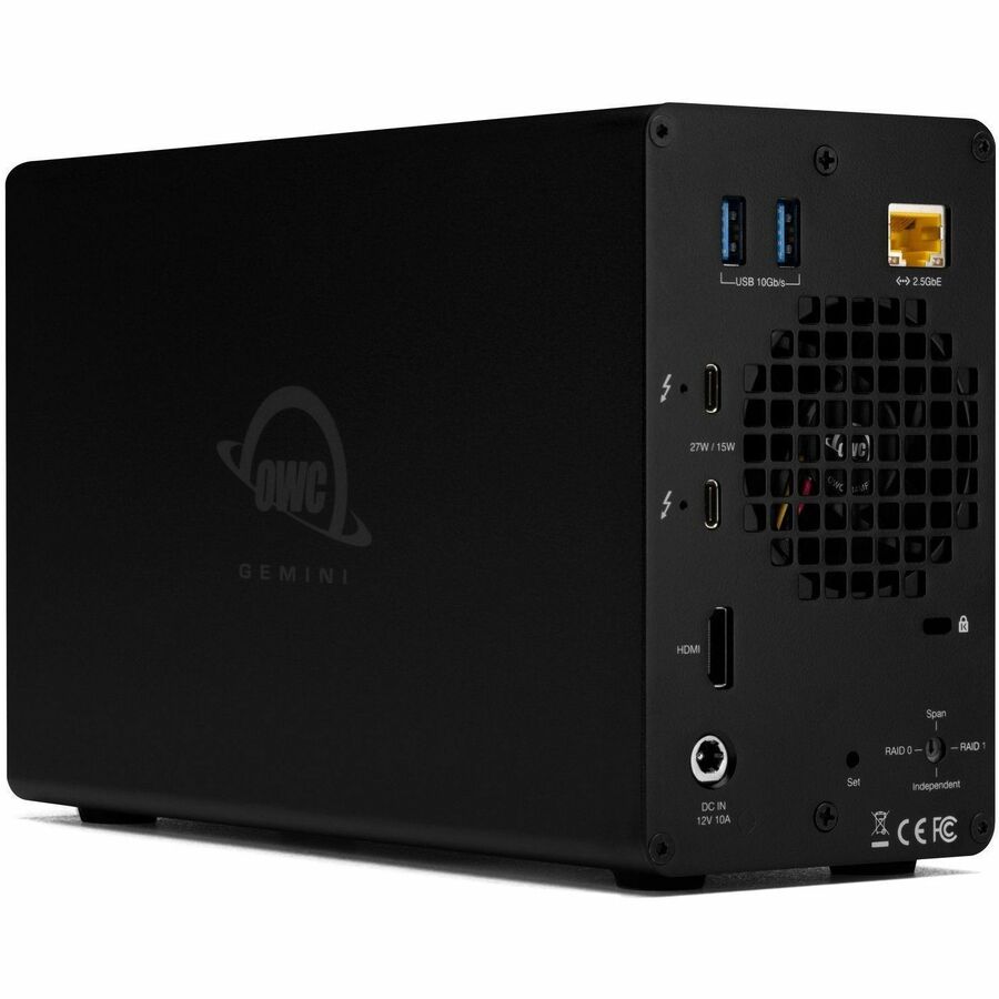 Other OWC 16TB Gemini Ultra X2 Thunderbolt (40Gb/s) Dock + NVMe RAID External Storage Solution w/ SoftRAID