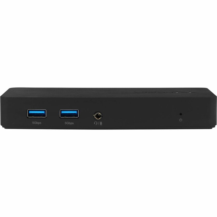 The VisionTek VT1100 Dual Display Universal USB 3.0 Docking Station allows you to easily connect your Windows™, Mac™ and Chrome™ laptop to dual displays, additional USB-A ports, headset, and wired networking through a  single USB-A 5Gbps connection.