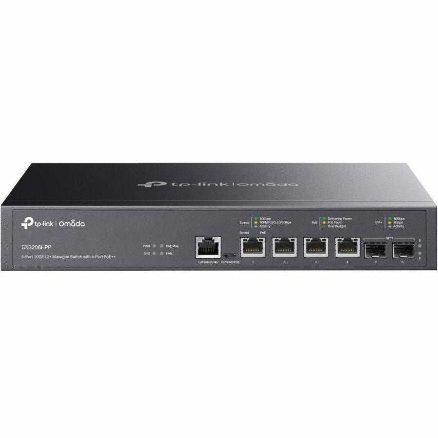 Omada Omada 6-Port 10GE L2+ Managed Switch with 4-Port PoE++