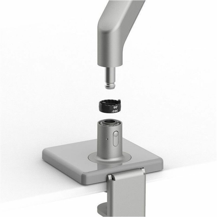 Humanscale Mounting Arm for Monitor, Docking Station, Charging Station - Silver, Gray
