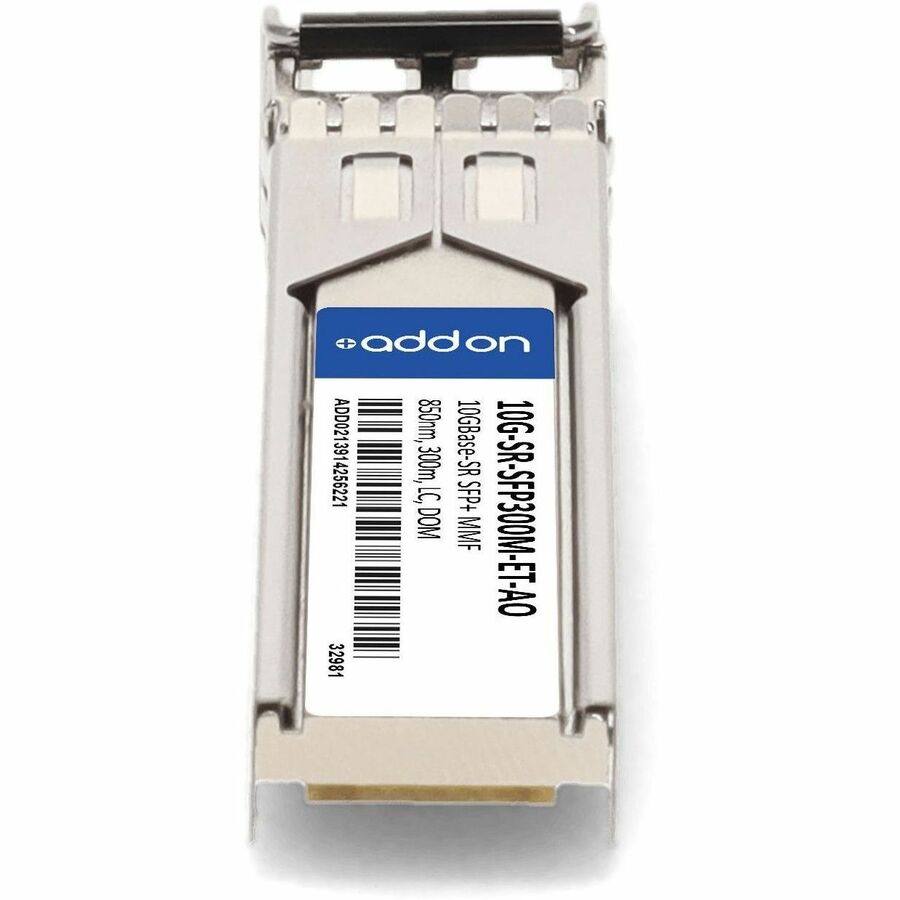 AddOn Extreme Networks&reg; 10G-SR-SFP300M-ET Compatible TAA 10GBase-SR SFP+ Transceiver (MMF, 850nm, 300m, LC, DOM)