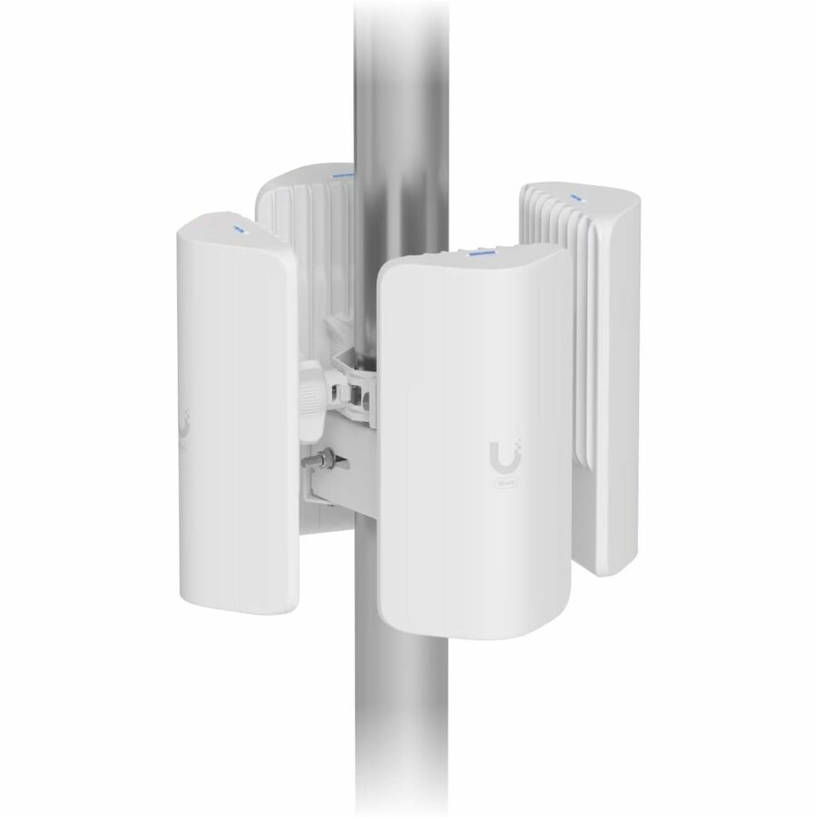 Ubiquiti Corrosion-resistant pole mount that supports up to four Wave AP Micros for full 360 broadcasting., Wireless