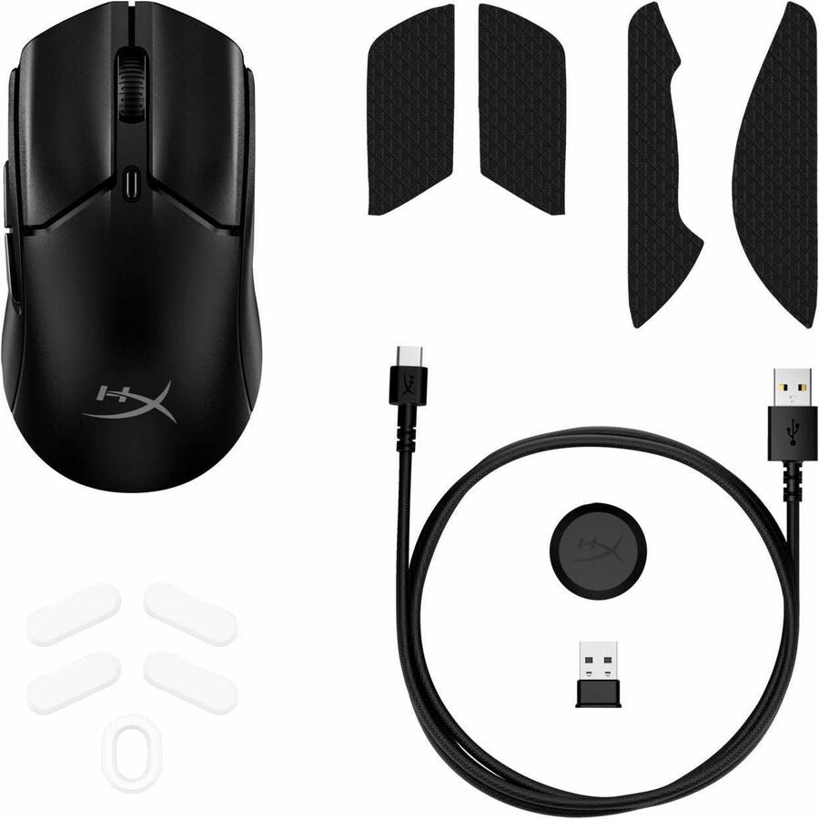 HyperX Pulsefire Haste 2 Mini, 7D388AA, Black, Bluetooth/Radio Frequency, Cable/Wireless, USB Type A