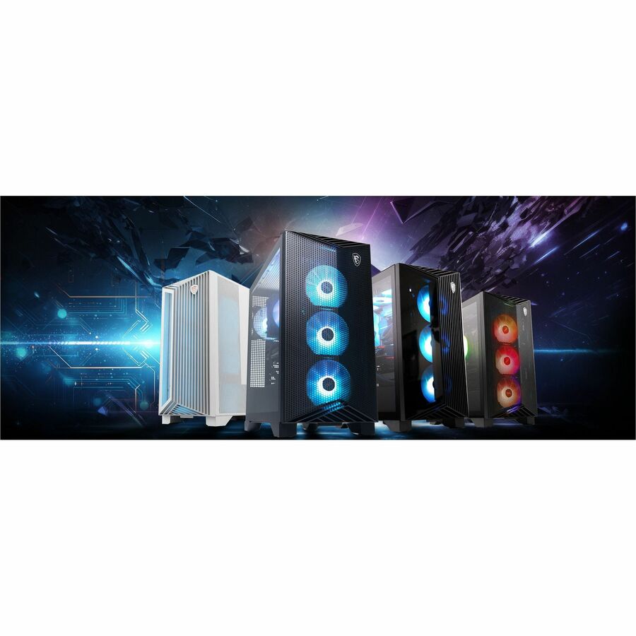 MSI Aegis R2 Gaming PC, Intel Core i7-14700F, RTX 4070 Ti Super, 32GB, 2TB SSD, 360 Liquid Cooling, White Color