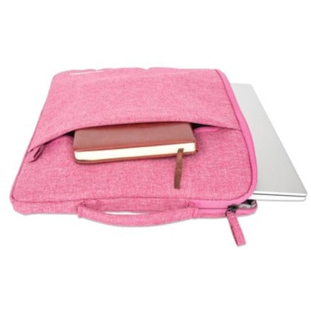 Manhattan Seattle Carrying Case (Sleeve) for 15.6" Apple Ultrabook, Notebook, MacBook, Charger, Headphone, Cable - Pink