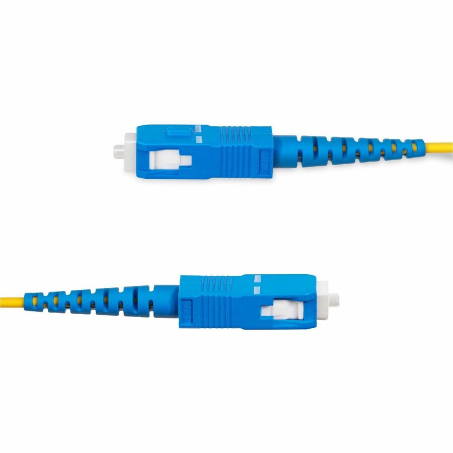 StarTech 30m SC to SC OS2 Fiber Cable, 328.08 ft, Fiber Optic, SPSMSCSC-OS2-100M, Yellow
