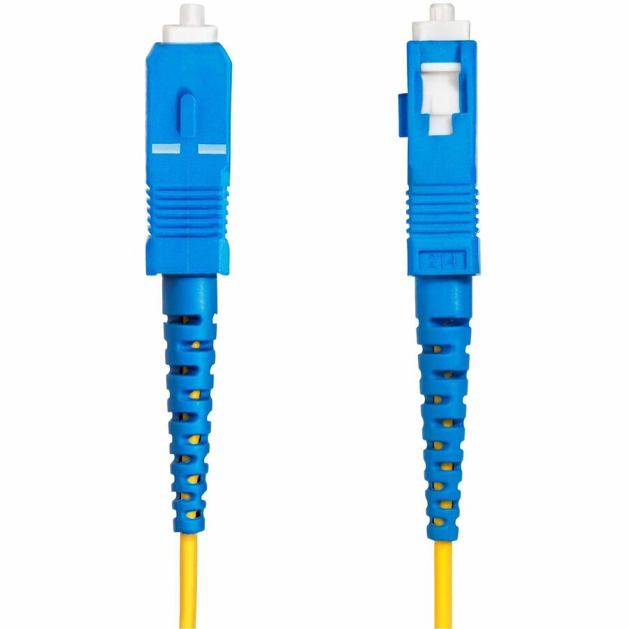 StarTech 30m SC to SC OS2 Fiber Cable, 328.08 ft, Fiber Optic, SPSMSCSC-OS2-100M, Yellow