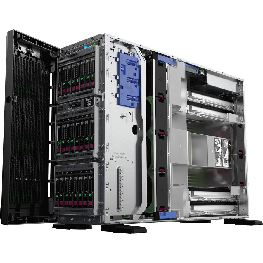 HPE Sourcing ProLiant ML350 G10 4U Tower Server - 1 x Intel Xeon Silver 4210R 2.40 GHz - 16 GB RAM - Serial ATA/600, 12Gb/s SAS Controller