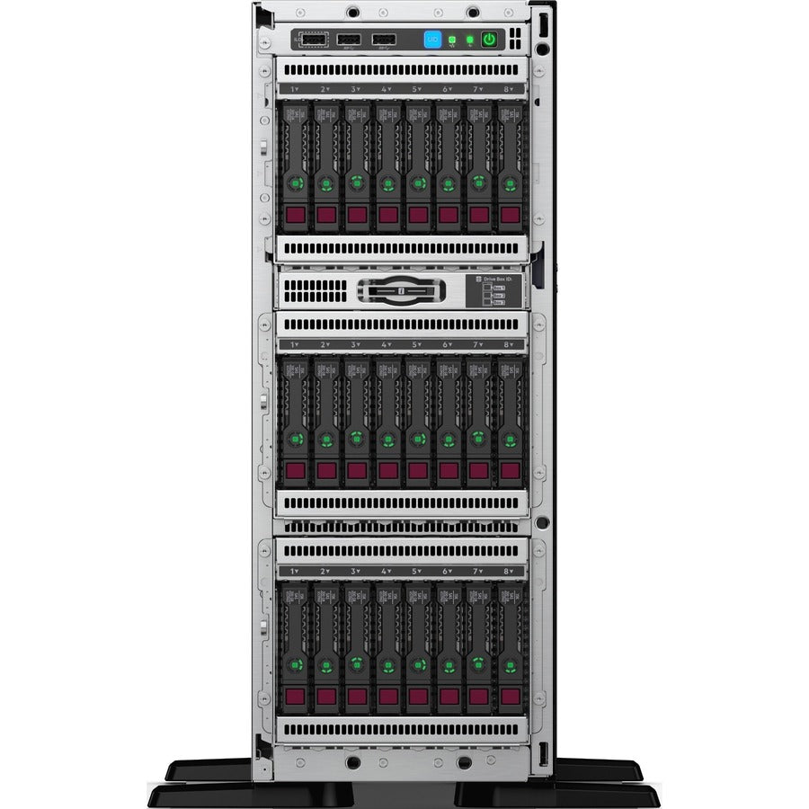 HPE Sourcing ProLiant ML350 G10 4U Tower Server - 1 x Intel Xeon Silver 4210R 2.40 GHz - 16 GB RAM - Serial ATA/600, 12Gb/s SAS Controller