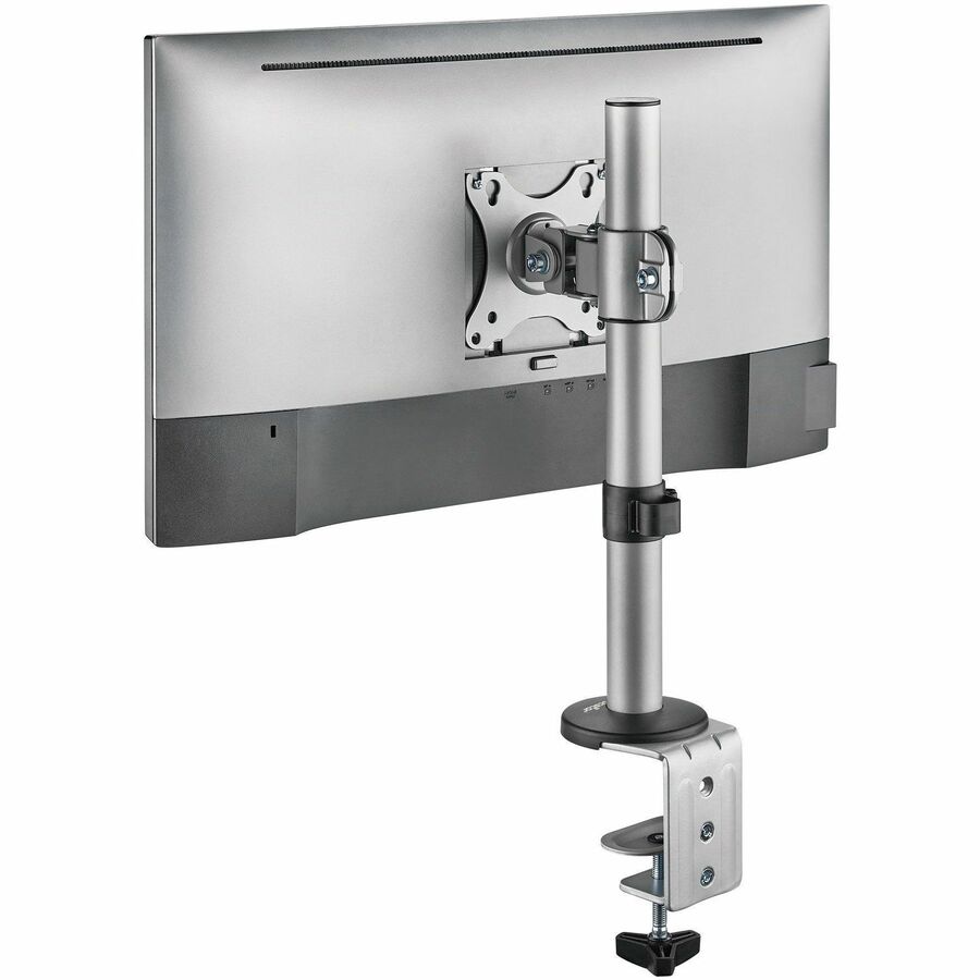 Rocstor ErgoReach Desk Mount for Monitor, Display - Aluminum Silver - Landscape/Portrait