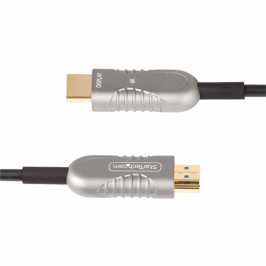 StarTech Active Optical HDMI 2.1 Cable, 1 x HDMI 2.1 Digital Audio/Video - Male, 100 ft, Black