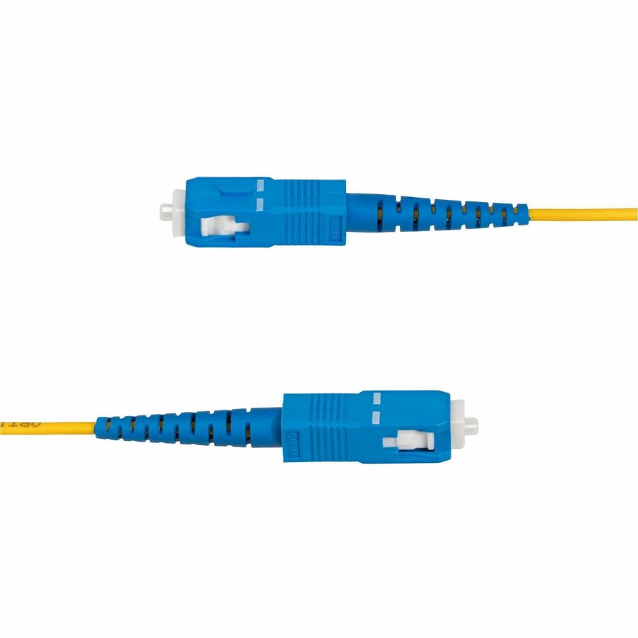 StarTech.com 2m (6.6ft) LC to SC (UPC) OS2 Single Mode Simplex Fiber Optic Cable, 9/125, 40G/100G, Low Insertion Loss, LSZH Jumper Cord