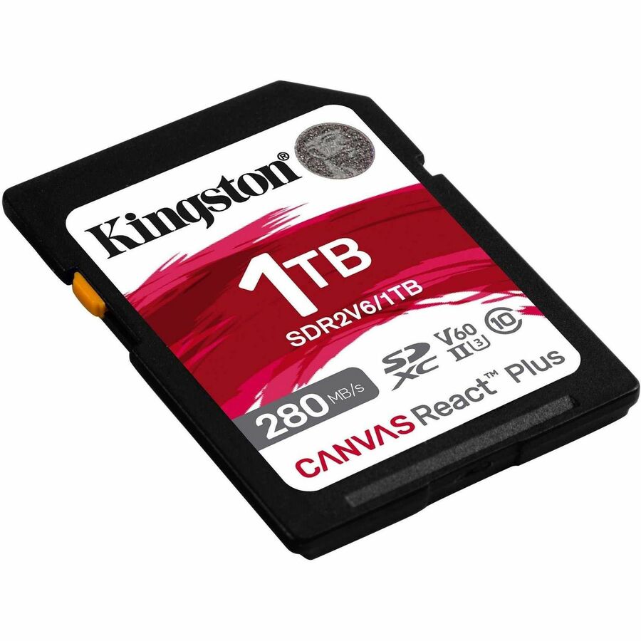 Kingston Canvas React Plus 1 TB Class 10/UHS-II (U3) V60 SDXC