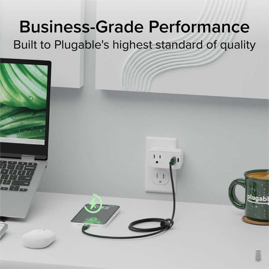 Plugable USB C to USB A Cable, USB 3.2 Gen 2 USB Cables, 3A (15W) Charging USB C Data Cable