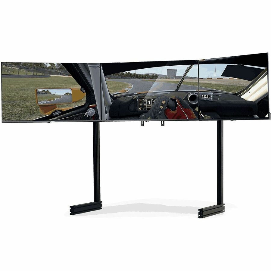 Next Level Racing Elite Free Standing Triple Monitor Stand- Black Edition