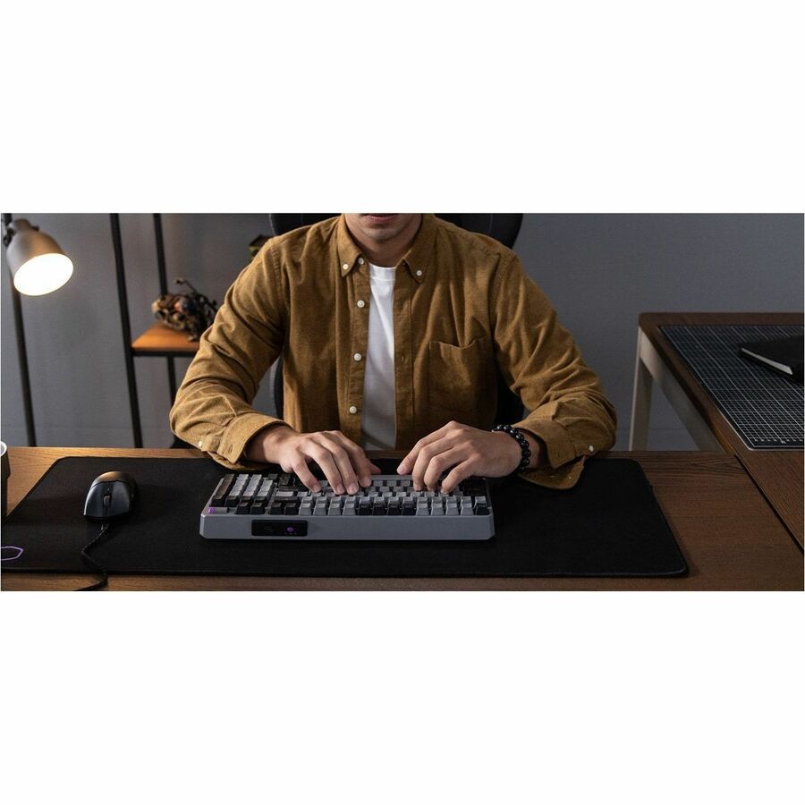 Cooler Master MK770 Space Gray, 1.79", Bluetooth/RF, Braided Cable, MK-770-GKKW1-US, Wired/Wireless