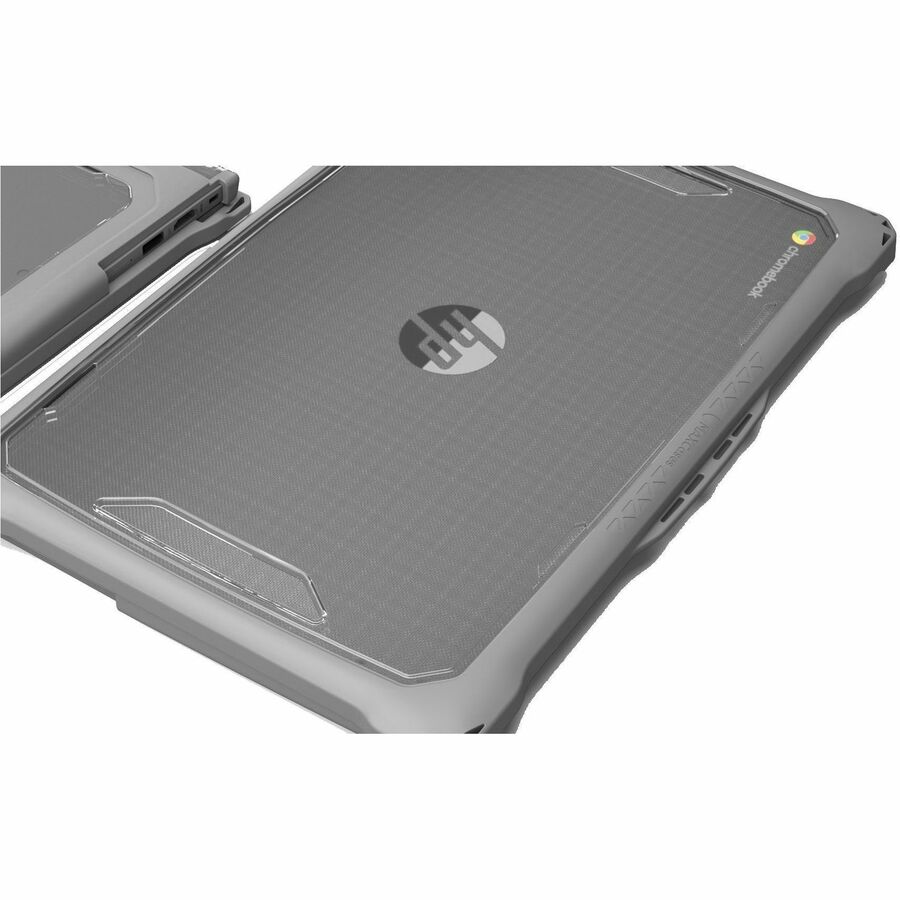 MAXCases Extreme ShellF2 Slide Case for HP Fortis X360 Chromebook G5 11 Gray/Clear, 11 in, HP-ESF-FX3CB-G5-GRY