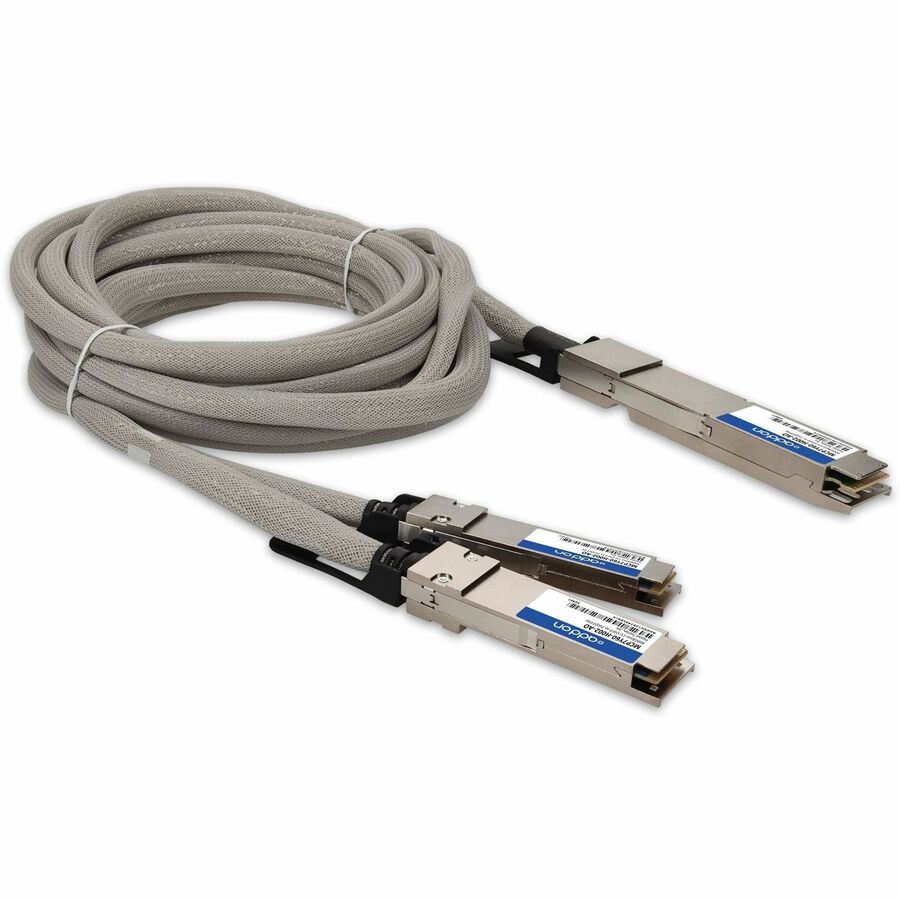 AddOn Mellanox MCP7Y60-H002 Compatible 400GBase-CU OSFP to 2xQSFP56 Direct Attach Cable (Passive Twinax, 2m)