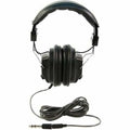 Califone 3068AV-CT Stereo Headphones, 10 ft, Black, Wired
