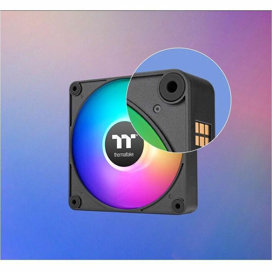 Thermaltake CT120 EX ARGB 3 Pack Fan, 0.98", 2.95mmH2O, CT120 EX ARGB Sync PC Cooling Fan (3-Fan Pack) 3 x Cable
