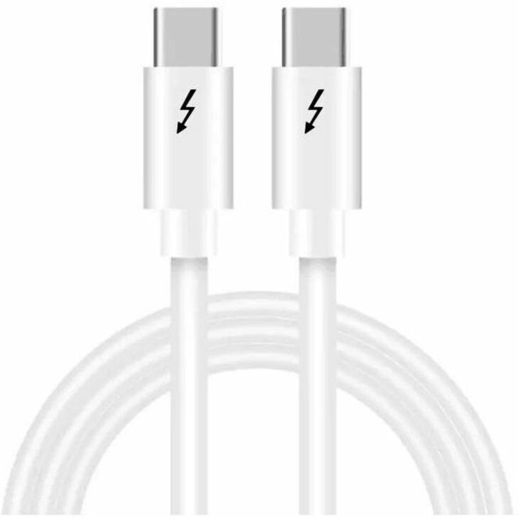 4XEM 20Gbps 6FT/2M Thunderbolt 3 White Cable