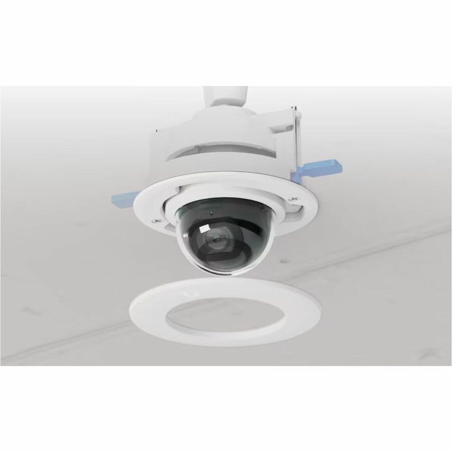 Ubiquiti Flush mount accessory for installing G5 Dome Ultra in a wall or ceiling with an impressively low-profile footprint, 4 in, UACC-G5-Dome-Ultra-FM-W, White