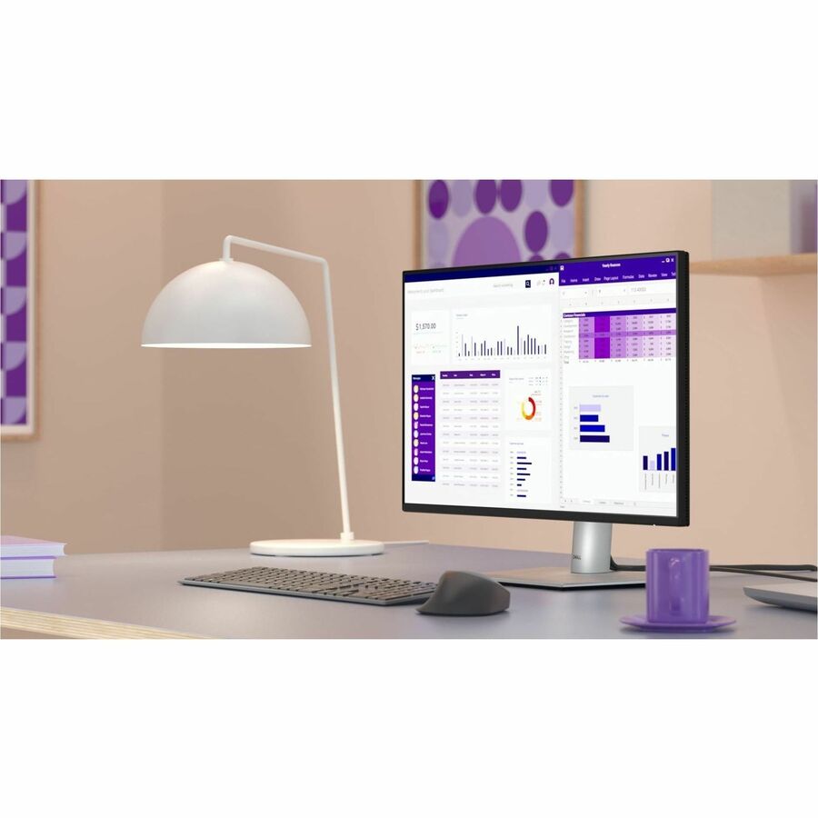 Dell P2425H 24" Class Full HD LED Monitor - 16:9 - Black, Silver