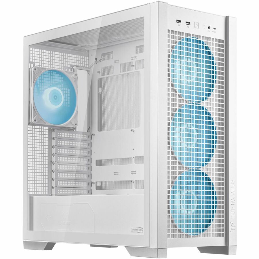 TUF Gaming GT302 ARGB, 1 x USB 3.2 Gen 2x2 Type C, 16.02", White