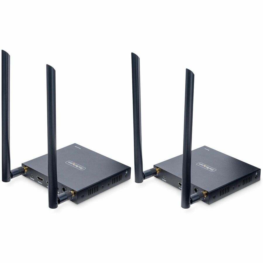 StarTech.com Wireless HDMI Extender, 4K 60Hz, Transmitter and Receiver Kit, Up to 165ft (50m), No Line-Of-Sight Required, IR Extension