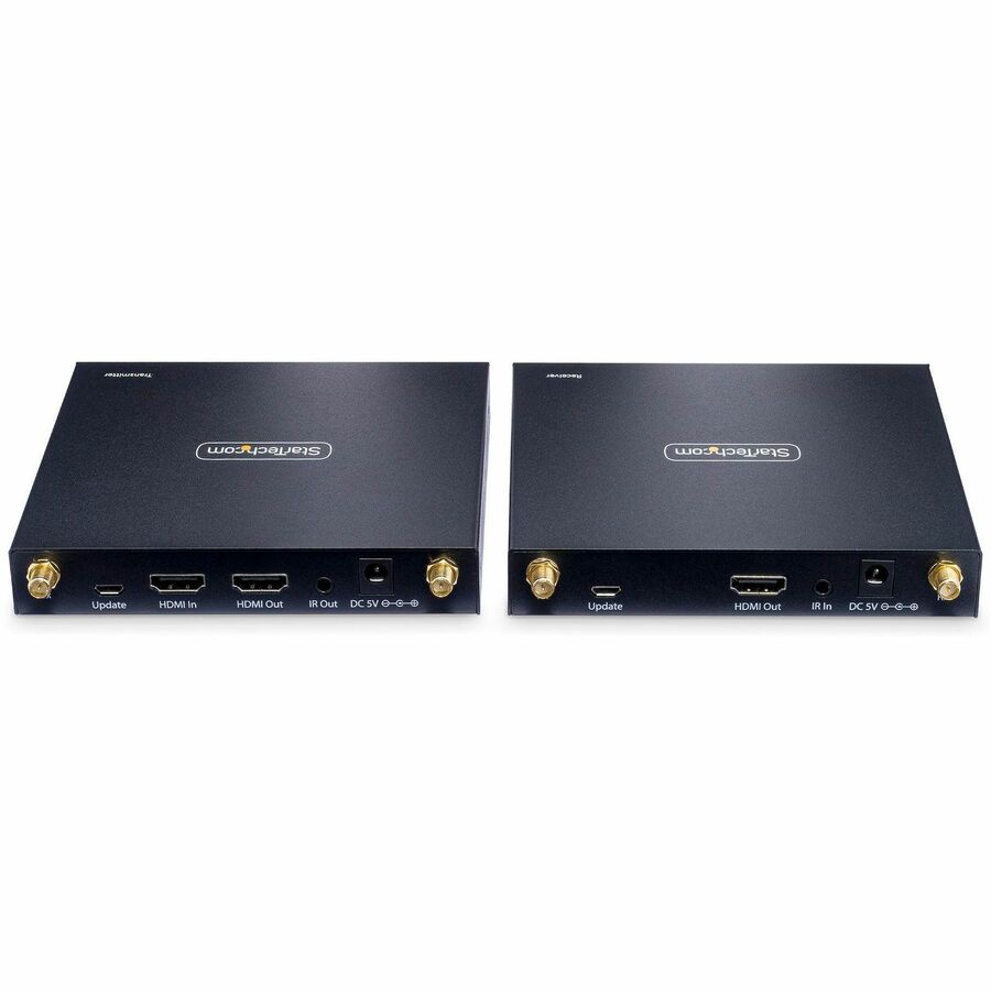 StarTech.com Wireless HDMI Extender, 4K 60Hz, Transmitter and Receiver Kit, Up to 165ft (50m), No Line-Of-Sight Required, IR Extension
