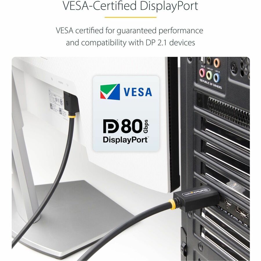 VESA Certified DP 2.1 Cable