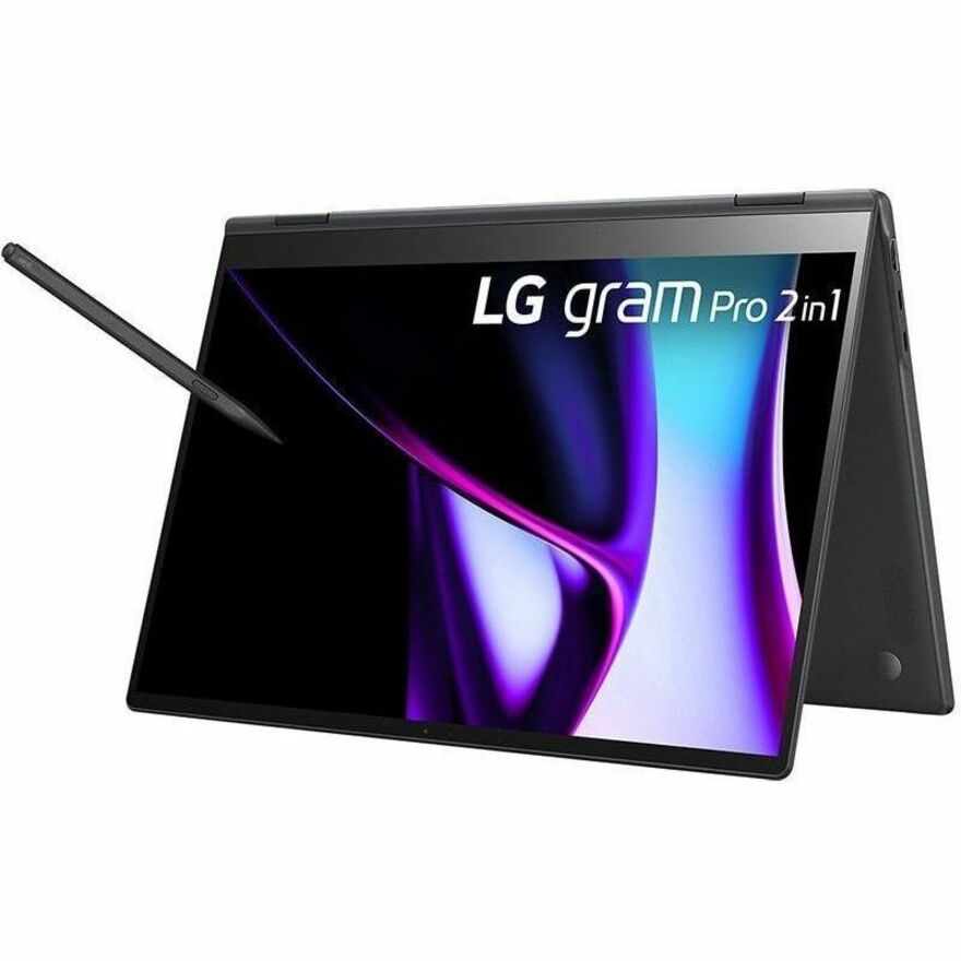 LG gram Pro 16T90SP-K.APB8U1 16" Touchscreen Convertible 2 in 1 Notebook - WQXGA+ - Intel Core Ultra 7 155H - 32 GB - 1 TB SSD - Black