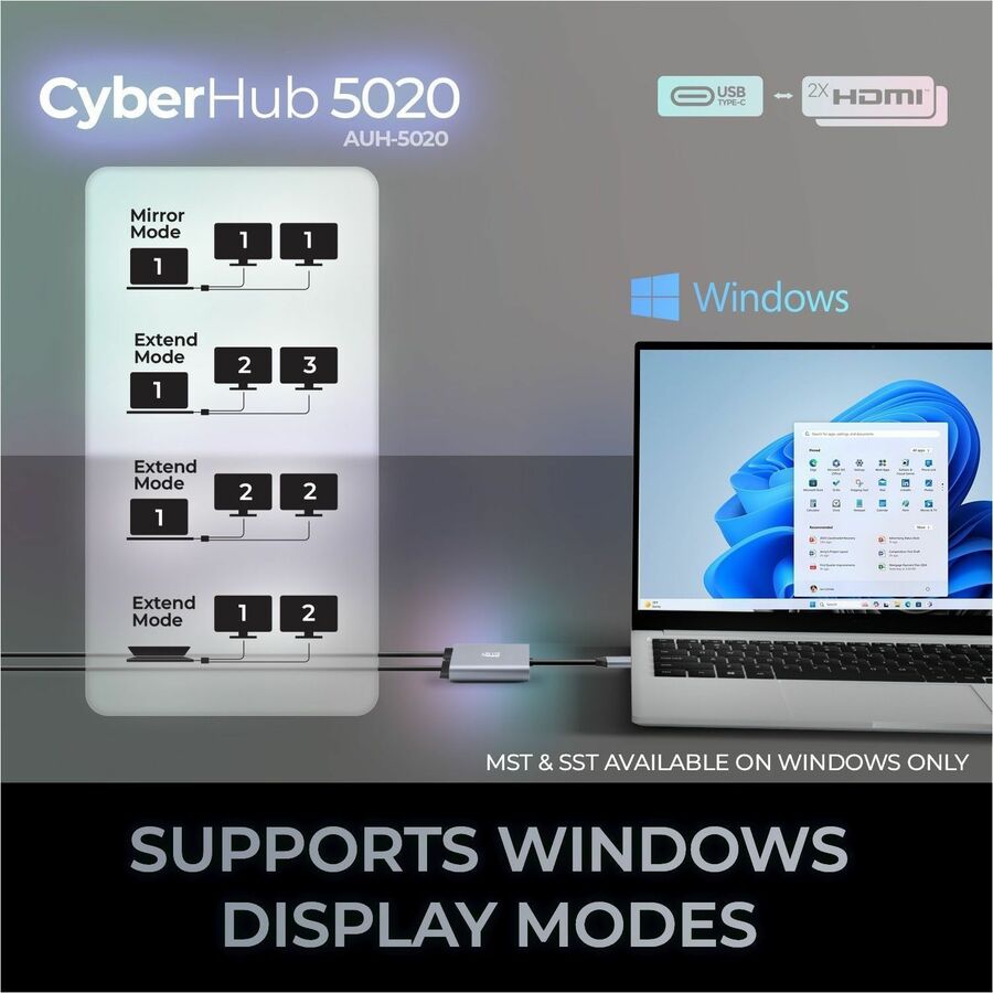 2 Port USBC to HDMI Adapter