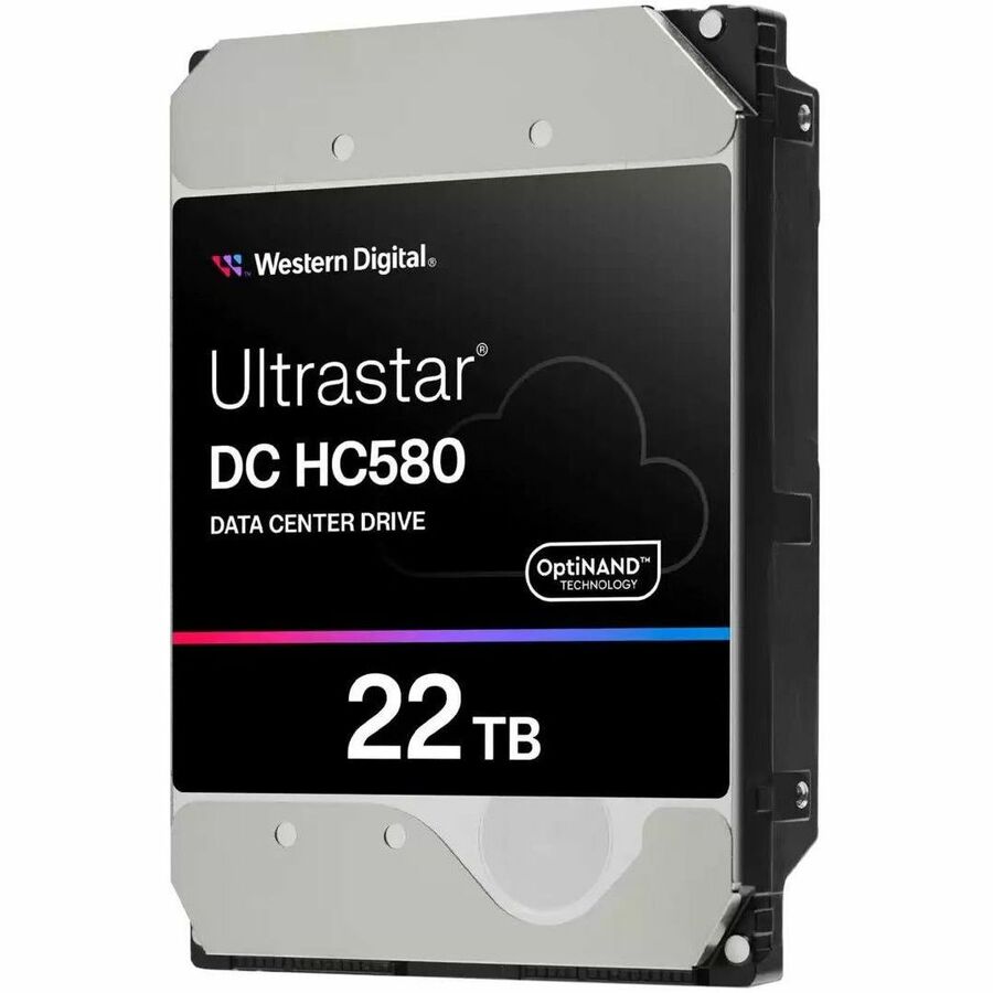 HGST WD Ultrastar DC HC580 0F62791 22 TB Hard Drive - 3.5" Internal - SAS - Conventional Magnetic Recording (CMR) Method - 24TB, 5.8 in