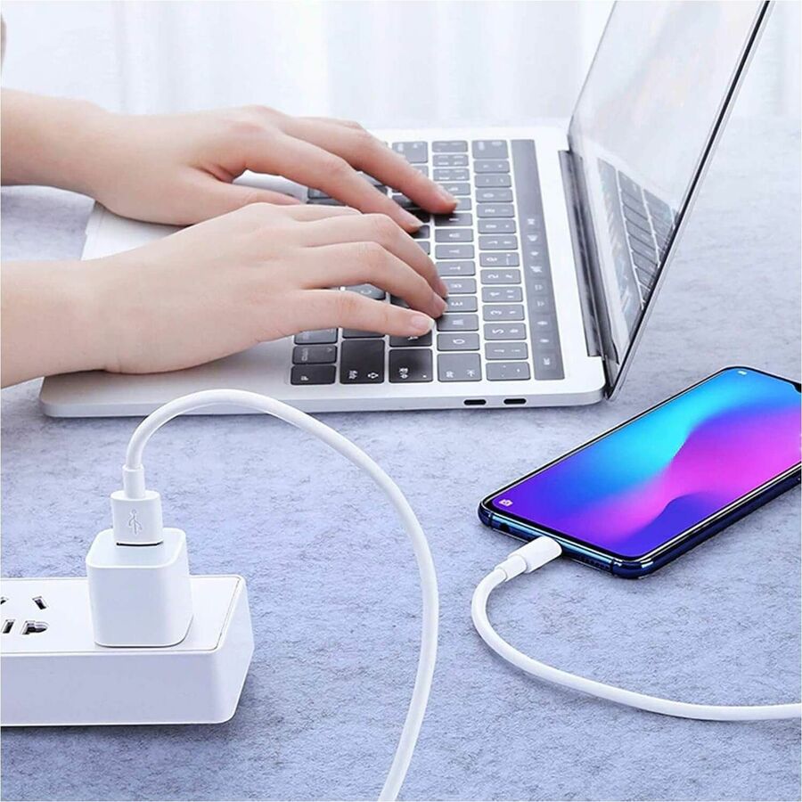 4XEM 15FT USB-C to USB 2.0 Type-A Cable - White