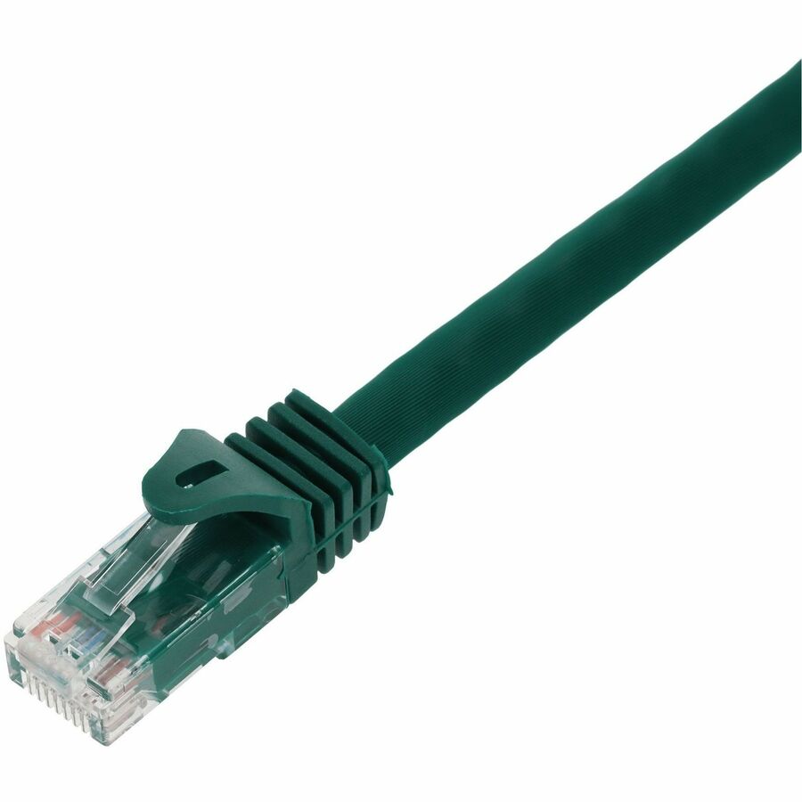 AddOn 6ft Green CAT 6A PVC Ethernet Cable Snagless Easy Boot RJ-45 M/M