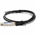 Mellanox MCP1660-W002E26 Compatible TAA 400GBase-CU QSFP-DD to QSFP-DD Direct Attach Cable (Passive Twinax, 2m)
