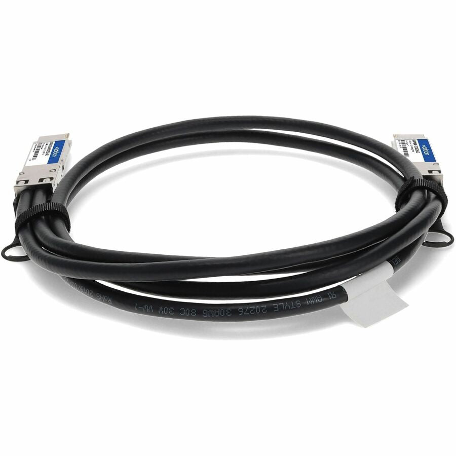 Mellanox MCP1660-W002E26 Compatible TAA 400GBase-CU QSFP-DD to QSFP-DD Direct Attach Cable (Passive Twinax, 2m)